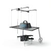Overhead Garage Storage Rack Dithoko 4x8 FT Black Ceiling Lift-2