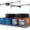 Overhead Garage Storage Rack Montary 4x8 FT Heavy‑Duty 325lb Capacity-0