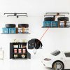 Overhead Garage Storage Rack Dithoko 4x8 FT Black Ceiling Lift-3