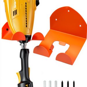 Weed Eater Hanger，Weedeater Rack Garage Organizer Trimmer Rack, Garden Power Tool Hanger Weed Whackers Holder Wall Mounted for Grass Trimmer, Hedge Trimmer,Garage Trimmer,Garden Tools (1)-0