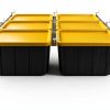 DURA-LIFT Elevate Overhead Slide Bin Gargage Storage System, Holds Up to 6 Totes with Adjustable Heavy Duty Aluminum Rails For Organization - 270 LBS Weight Capacity-5