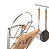 Kitchen Pot Lid Storage Rack Generic 2 pcs White 2‑Layer Organizer-5