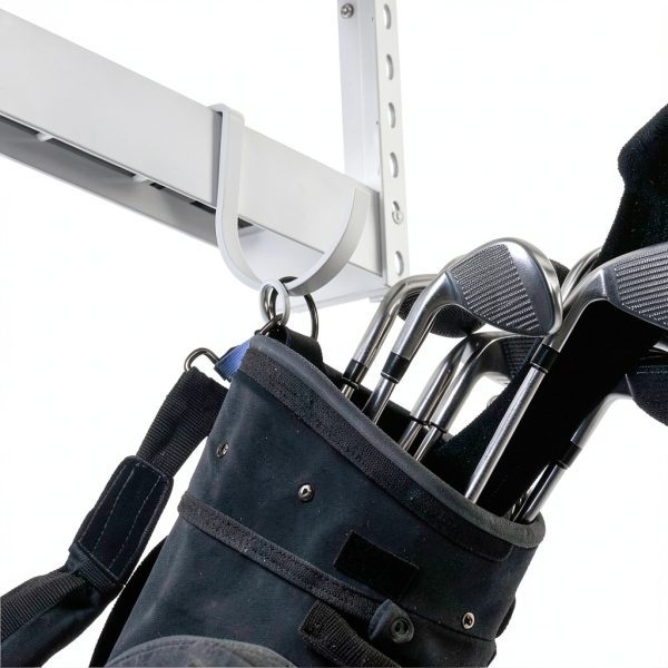 SafeRacks Accessory Hook Package - Heavy Duty White Steel Wall Mount-6