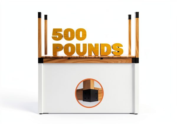 Overhead Garage Storage Rack Kit GOOCORREC 500lb Capacity Expandable-4