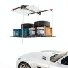 Overhead Garage Storage Rack Dithoko 4x8 FT Black Ceiling Lift-4