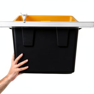 DURA-LIFT Elevate Overhead Slide Bin Gargage Storage System, Holds Up to 6 Totes with Adjustable Heavy Duty Aluminum Rails For Organization - 270 LBS Weight Capacity-0