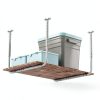 Adjustable Overhead Garage Ceiling Mount Storage Rack 33In x 26In Up to 250 Lbs-4