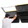 DURA-LIFT Elevate Overhead Slide Bin Gargage Storage System, Holds Up to 6 Totes with Adjustable Heavy Duty Aluminum Rails For Organization - 270 LBS Weight Capacity-2
