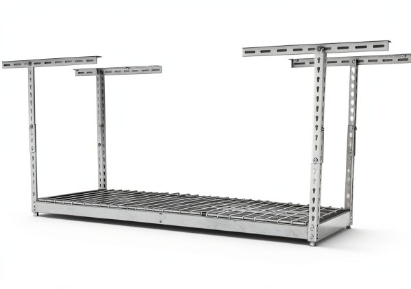 Adjustable Overhead Garage Storage Rack SafeRacks Steel 300lb 24-45-0