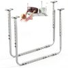 Adjustable Overhead Garage Ceiling Mount Storage Rack 33In x 26In Up to 250 Lbs-0