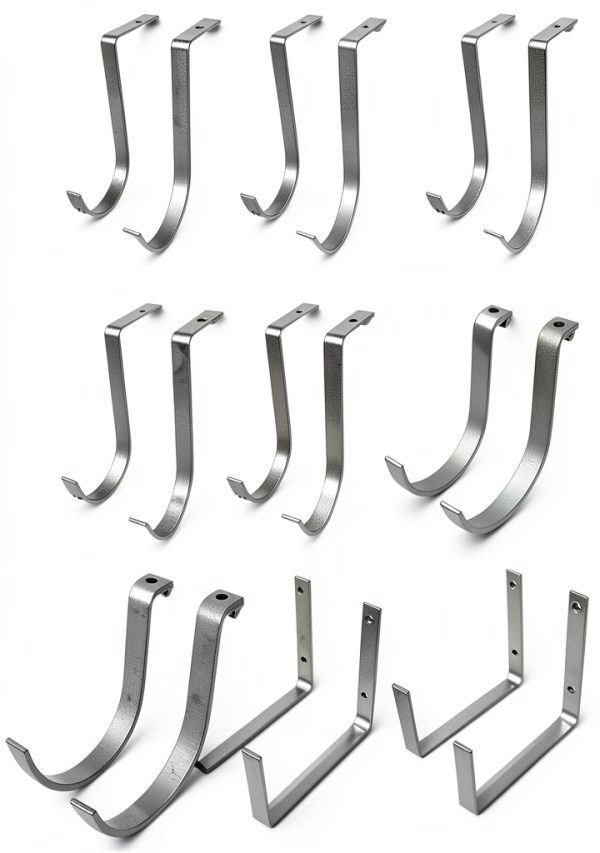 SafeRacks Accessory Hook Package - Heavy Duty White Steel Wall Mount-0