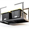 Klutch Garage Overhead Storage Rack with Adjustable Height, 48in.L x 24in.D, 23in.–37in.H-8
