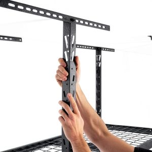 Gladiator GearLoft Overhead Rack 4x8 Hammered Granite Adjustable Steel-0