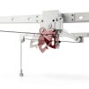 Overhead Garage Storage Rack for 8-10ft Ceiling, Heavy-duty 4x4 FT Garage Ceiling Storage Racks with Safety Lock, Ideal for Storage Mounted Lift System and Storage Organizer, 250lbs Capacity-4