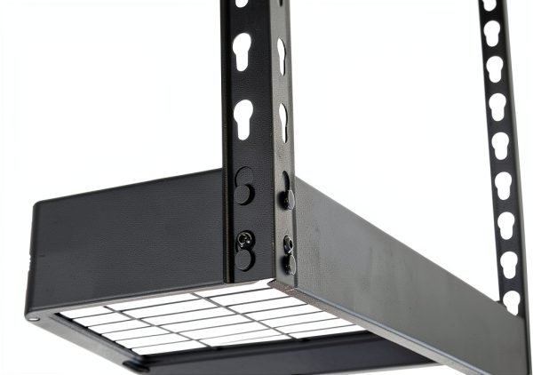Klutch Garage Overhead Storage Rack with Adjustable Height, 48in.L x 24in.D, 23in.–37in.H-4
