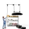 2025 Upgrade Cargo Box Garage Pulley System, Garage Ceiling Hoist Heavy-Duty Holds up to 150 lbs Capacity, Fit 10-14 Foot Ceilings, Black-1