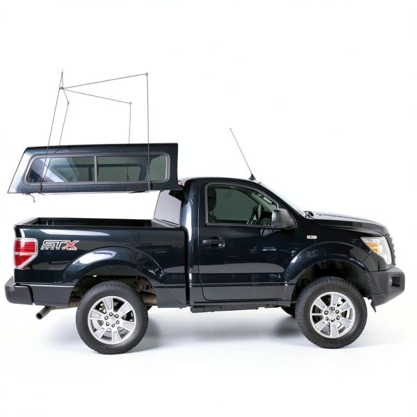HARKEN - Truck Cap Overhead Garage Storage Hoist, Self-Leveling, Safe Anti-Drop System, Easy One-Person Operation, Smart Garage Organization-2