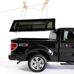 HARKEN - Truck Cap Overhead Garage Storage Hoist, Self-Leveling, Safe Anti-Drop System, Easy One-Person Operation, Smart Garage Organization-0