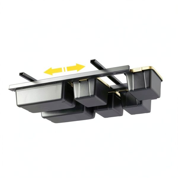 Garage Ceiling Bin Storage Rack RDUIGT 48x48 Heavy Duty Adjustable-4