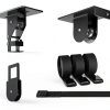 2025 Upgrade Cargo Box Garage Pulley System, Garage Ceiling Hoist Heavy-Duty Holds up to 150 lbs Capacity, Fit 10-14 Foot Ceilings, Black-8