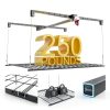 Garage Ceiling Storage Rack KOKORACKER 4x4 Overhead Lift 250lb Black-4
