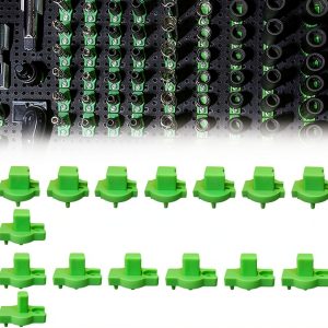 Socket Holder Bantlou ToolGrid 3D Printed Green D22 Vertical-0