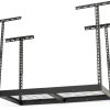 Klutch Garage Overhead Storage Rack with Adjustable Height, 48in.L x 24in.D, 23in.–37in.H-0