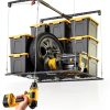 Garage Ceiling Storage Rack KOKORACKER 4x4 Overhead Lift 250lb Black-6