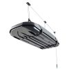 Teal Triangle Ceiling Storage Hoist for Cargo Box - Heavy Duty Garage Storage Lift - Garage Pulley Lift System Holds 150 lbs and Fits 8-10 ft Tall Garage Ceilings-0