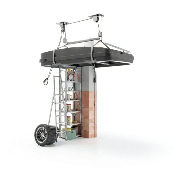 Ceiling Storage Hoist TRUSOON Garage Pulley Lift 150lb Capacity-1