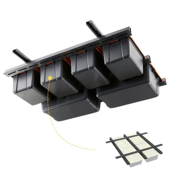 Garage Ceiling Bin Storage Rack RDUIGT 48x48 Heavy Duty Adjustable-3